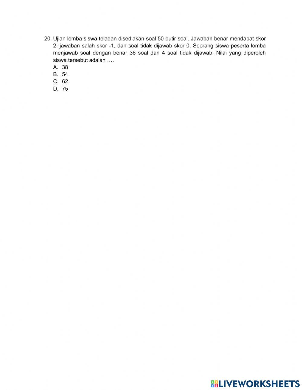 PTS Gasal 2020-2021 MATEMATIKA