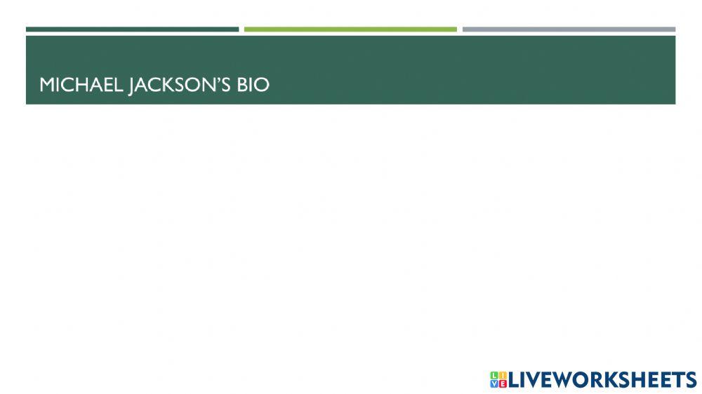Michel Jackson's Bio