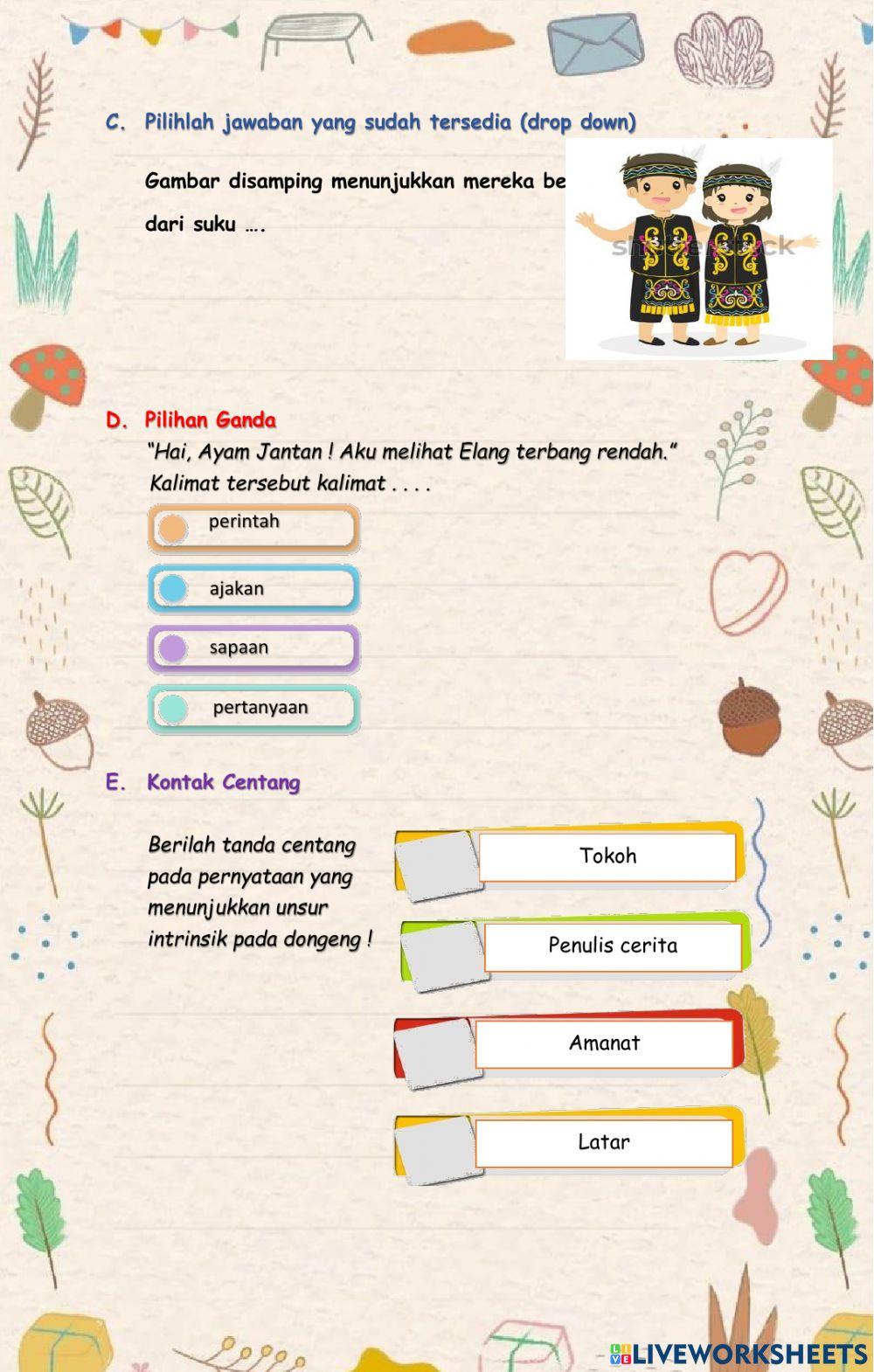 Evaluasi Tema 7 sub Tema 2