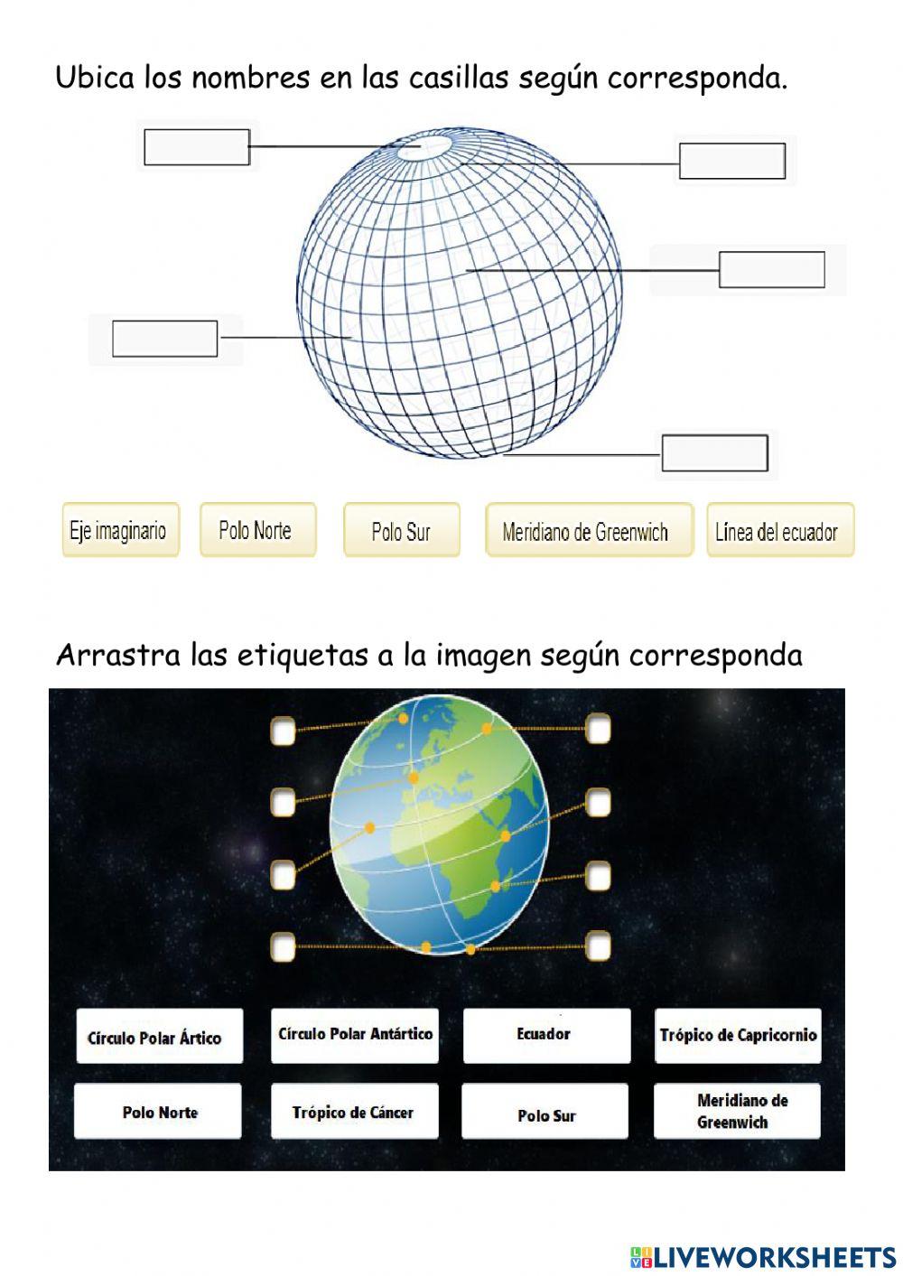 Paralelos y meridianos