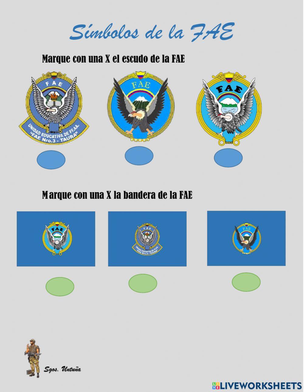 Símbolos de la FAE Símbolos de la FAE