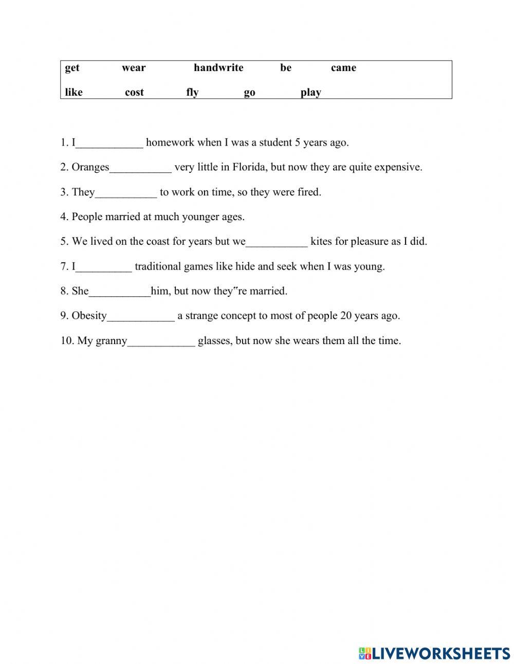 Bt anh 9 unit 4 worksheet live worksheets
