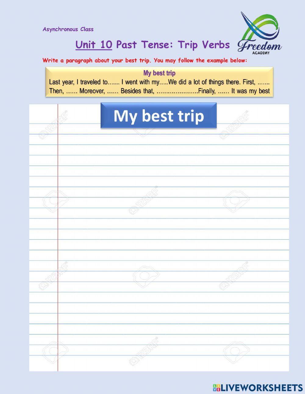 Freedom academy My best Trip