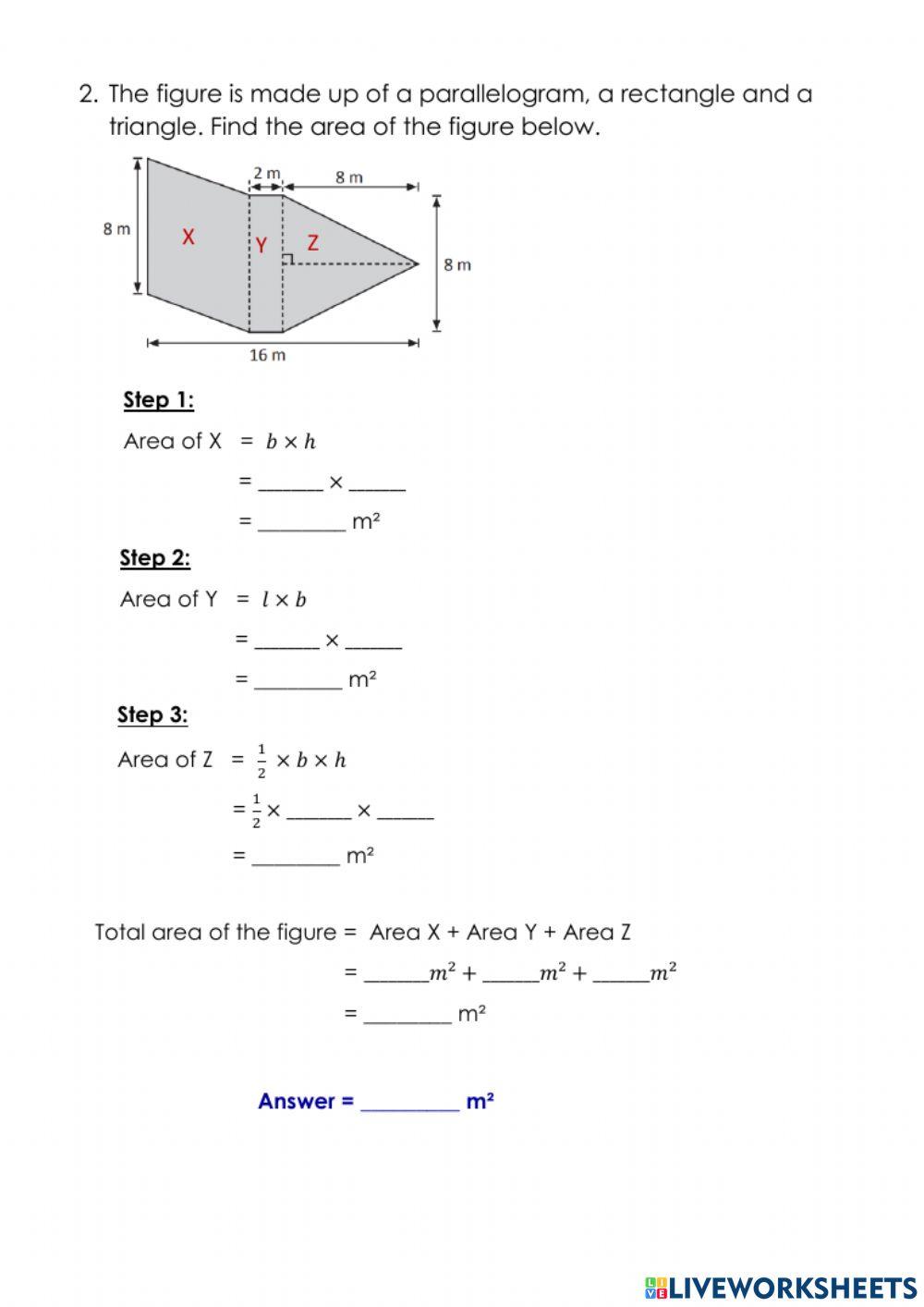 AREA OF COMPOSITE FIGURES 3909112 hasnah japar Live