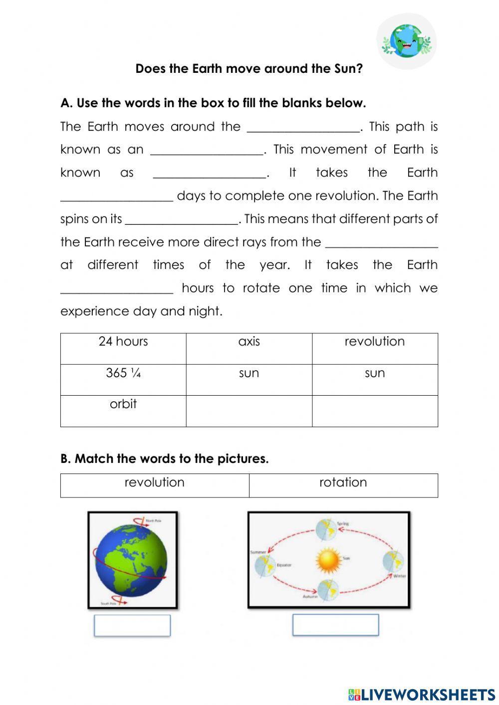 Does the Earth move around the sun?
