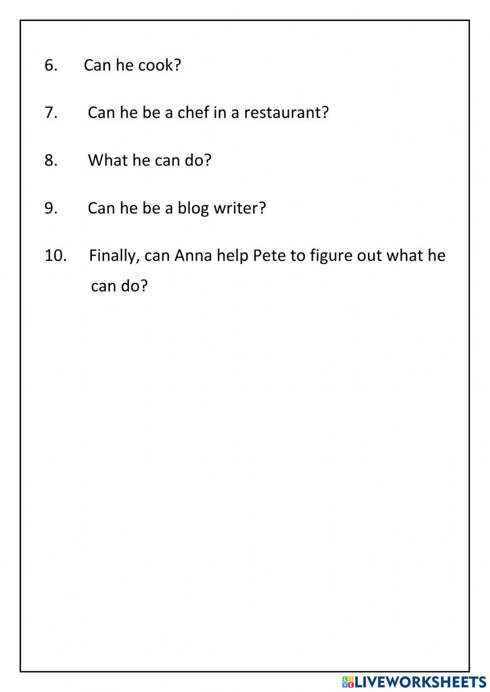 Listening and writing