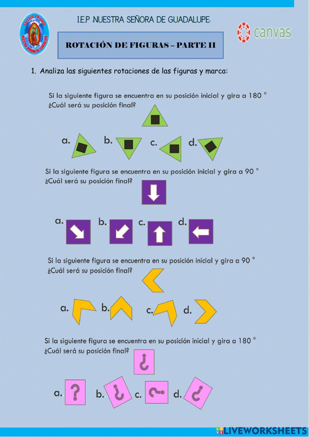 Rotación de Figuras - Parte II