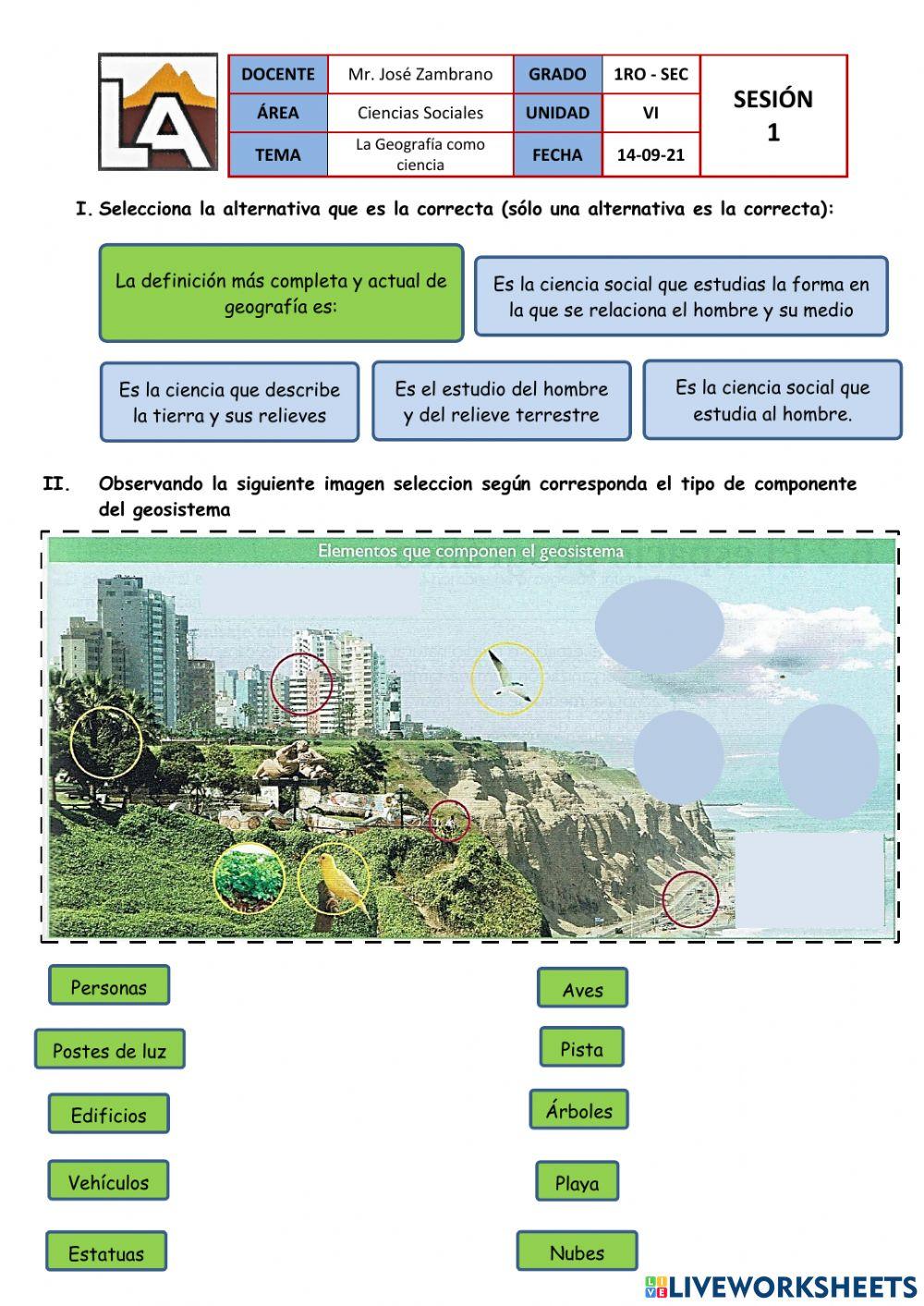 La geografía como ciencia