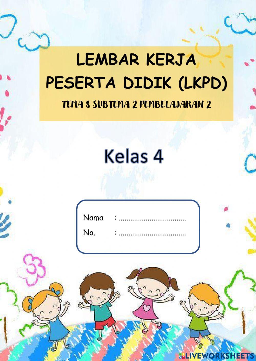 LKPD Tema 8 Subtema 2 Pembelajaran 2