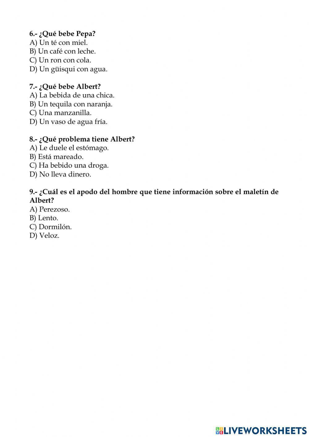 Cenizas calientes. Capítulos 6 y 7