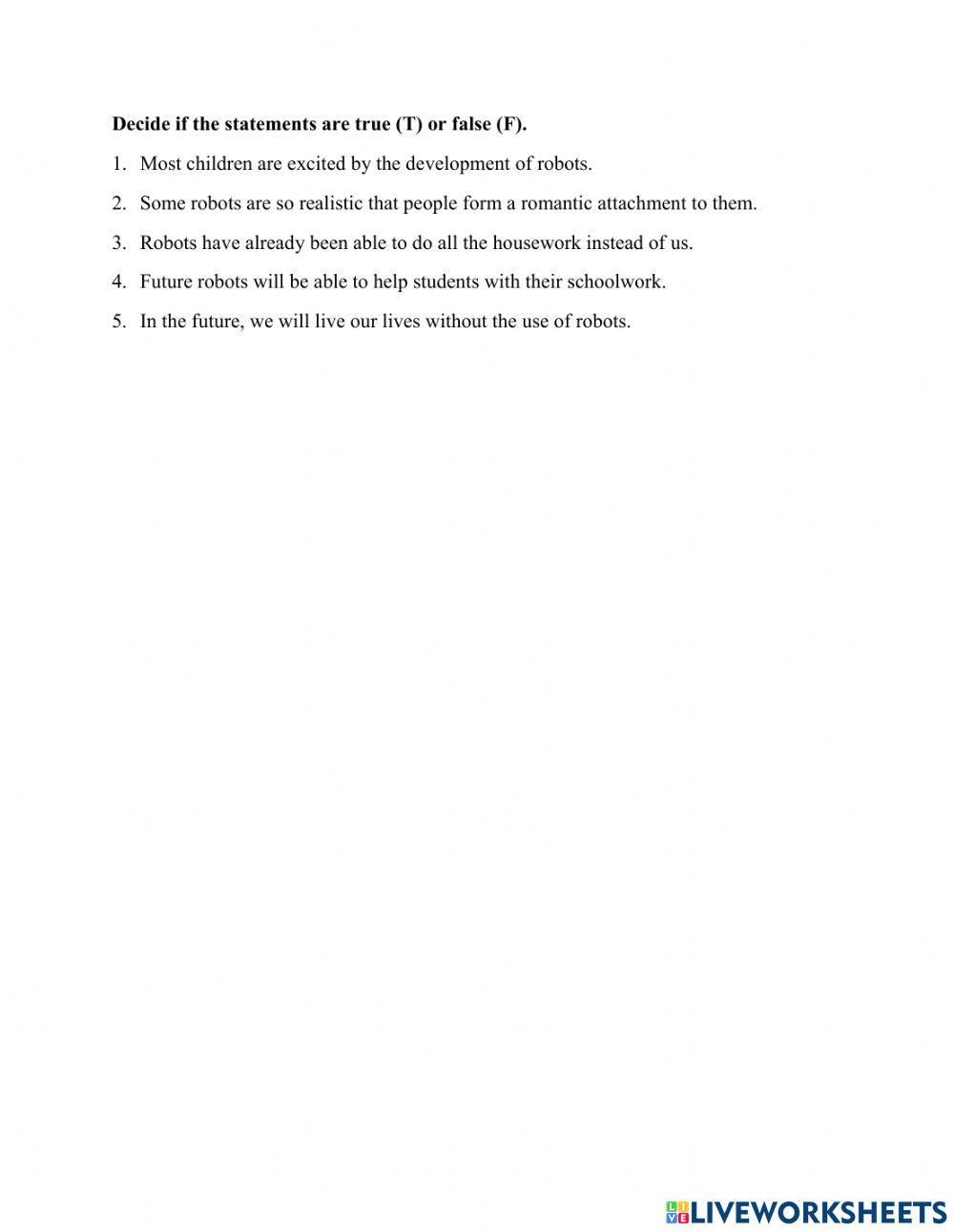 Unit 12 - Worksheet 2 - Grade 6