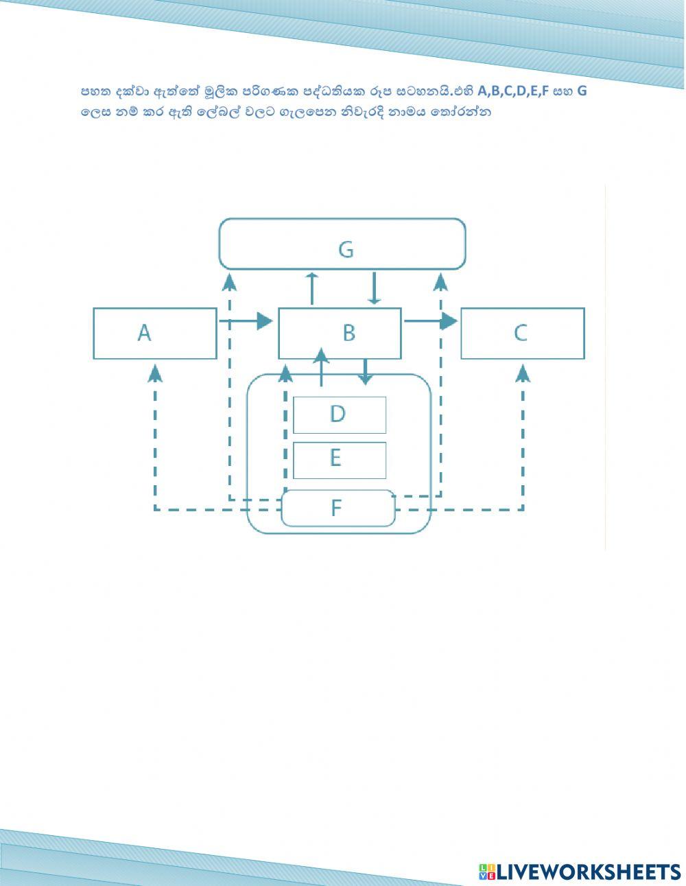 පරිගණක පද්ධතියේ ක්‍රියාවලිය