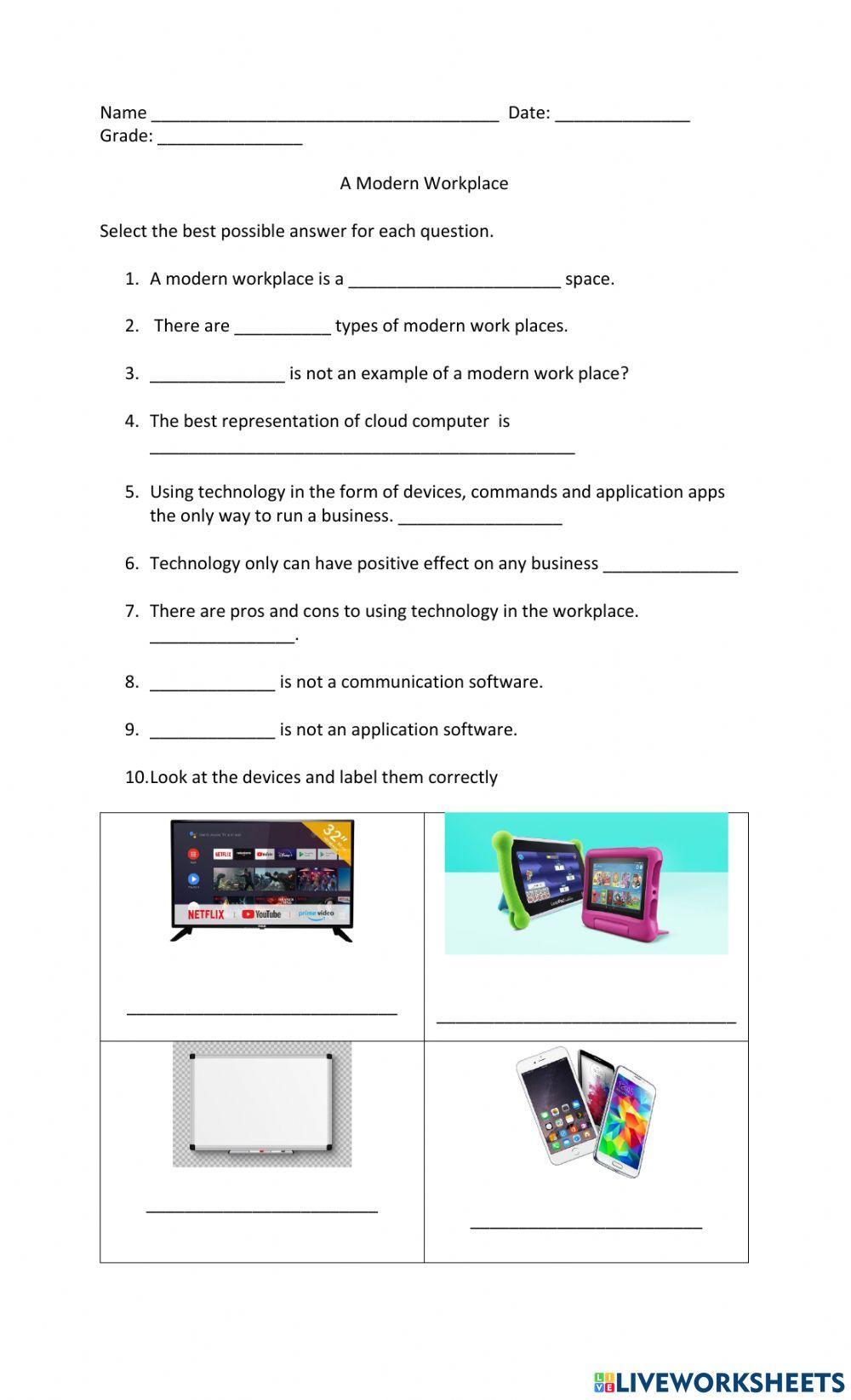 The Modern Work Place