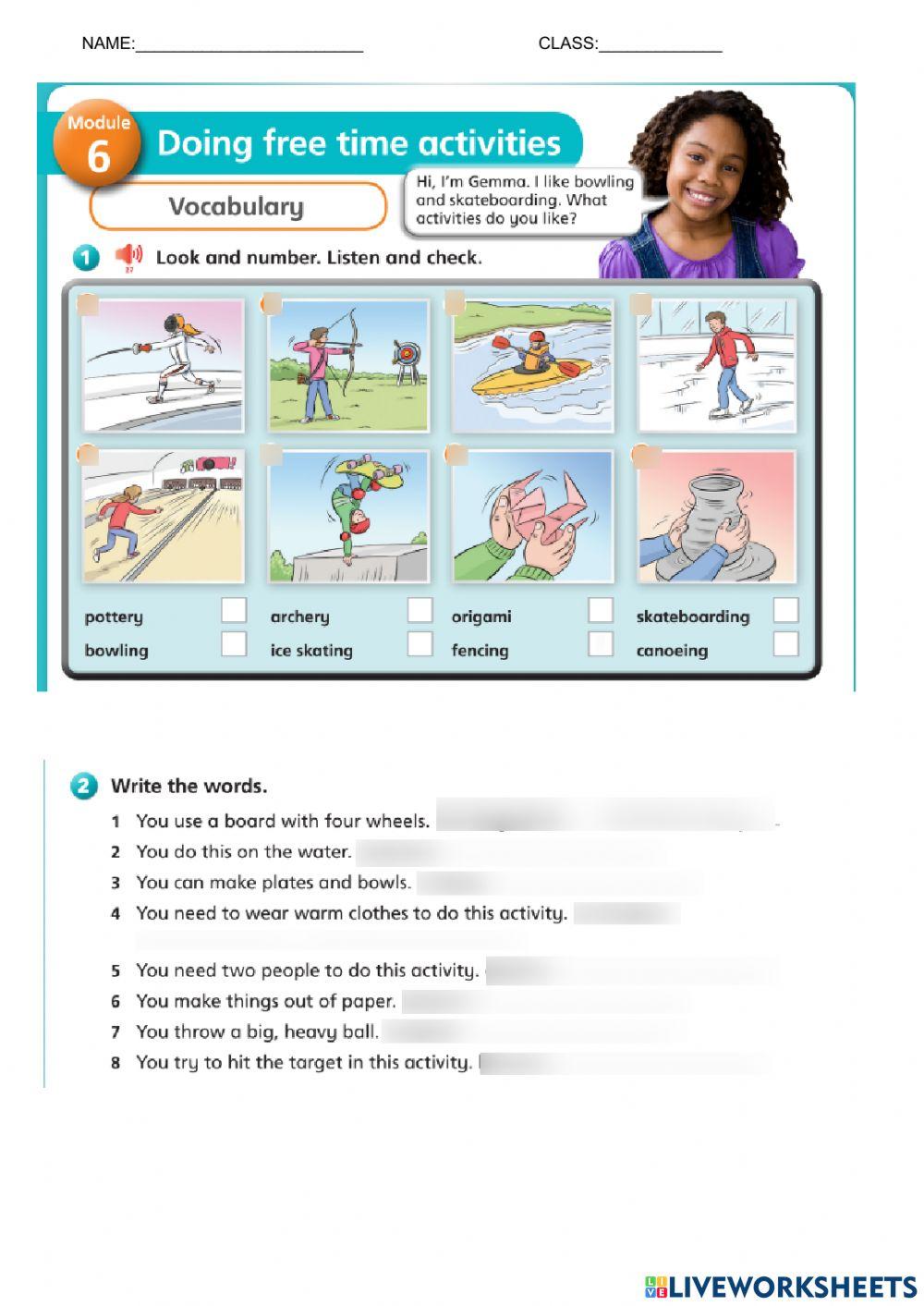 Unit 1 test: reading