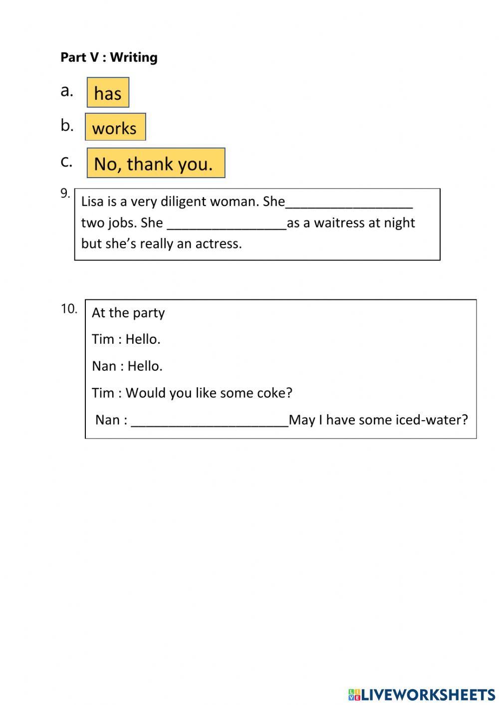 Review final Examination