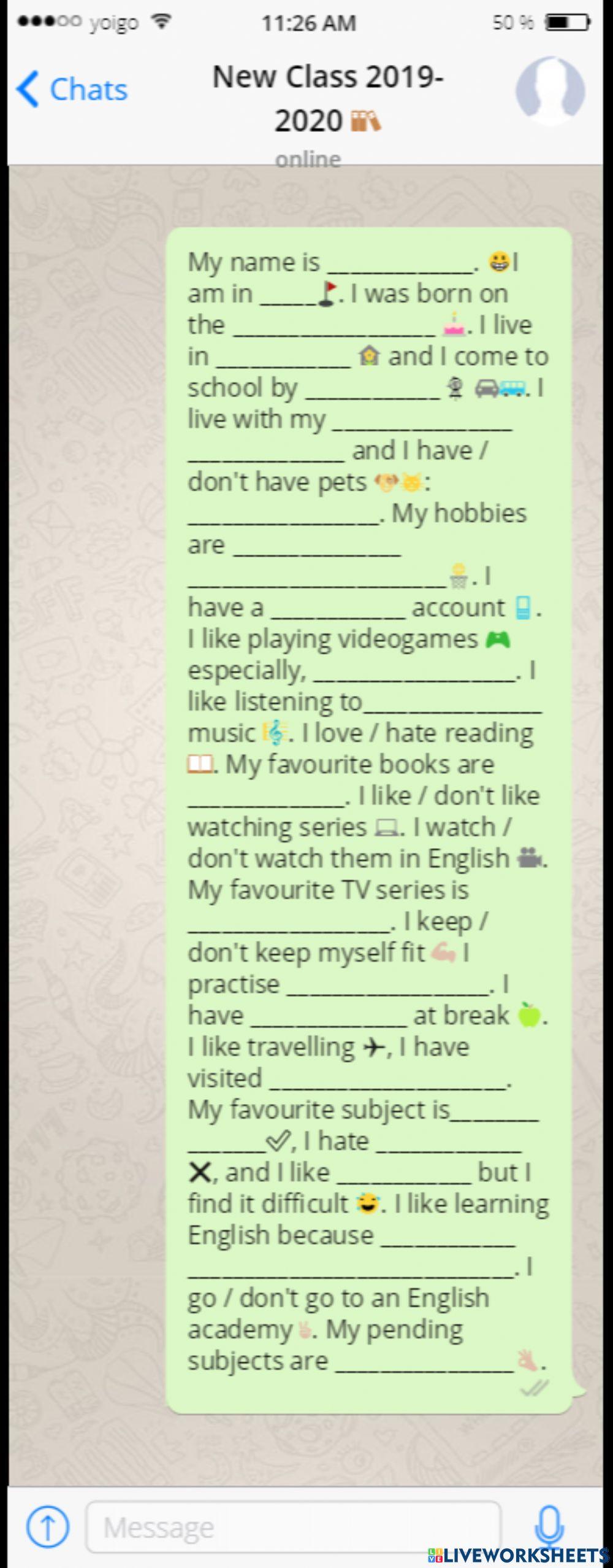 Meeting each other by whatsapp