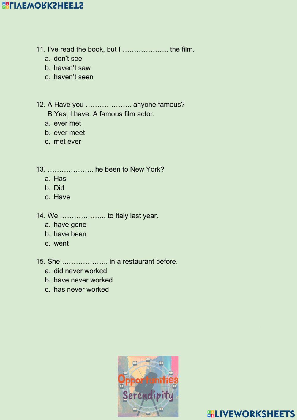Revision units 11 and 12, elementary