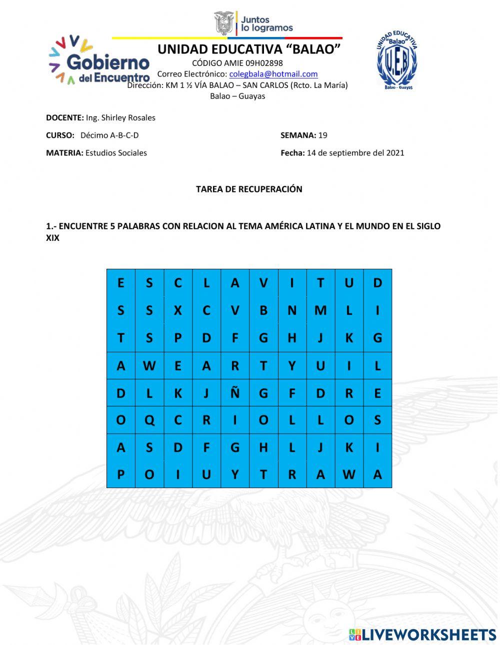 Recuperación Decimo 1393417 | SHIRLEY JAZMIN ROSALES