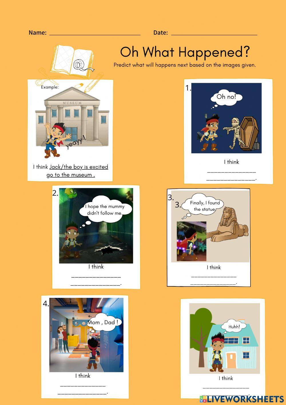 Exercise 1 : Oh What Happened?