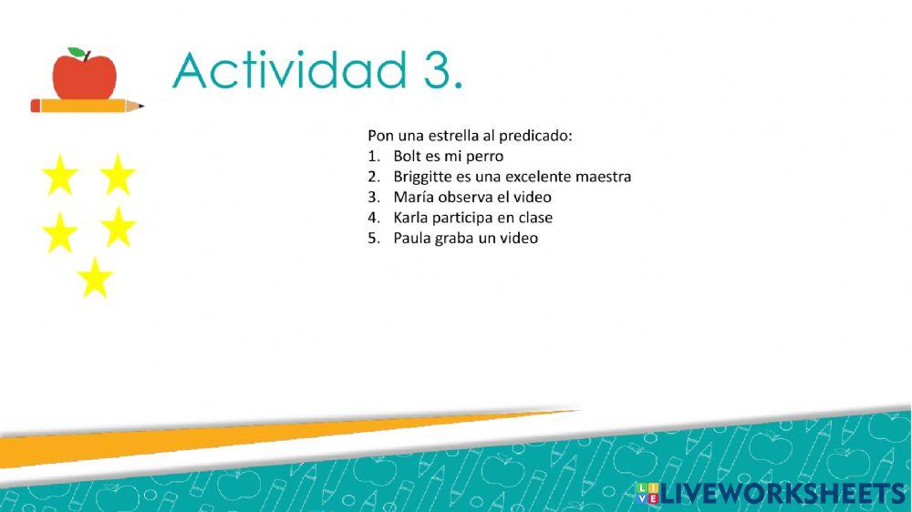 Partes de la oracion