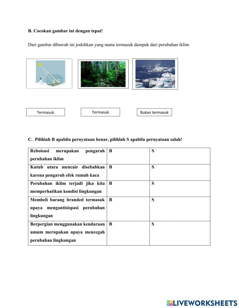 Perubahan Iklim dan Dampaknya bagi Ekosistem