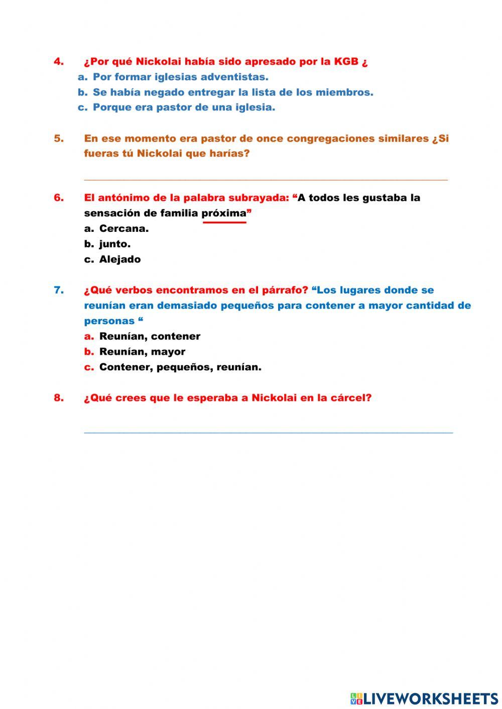 Lectura : El buey adventista (1)