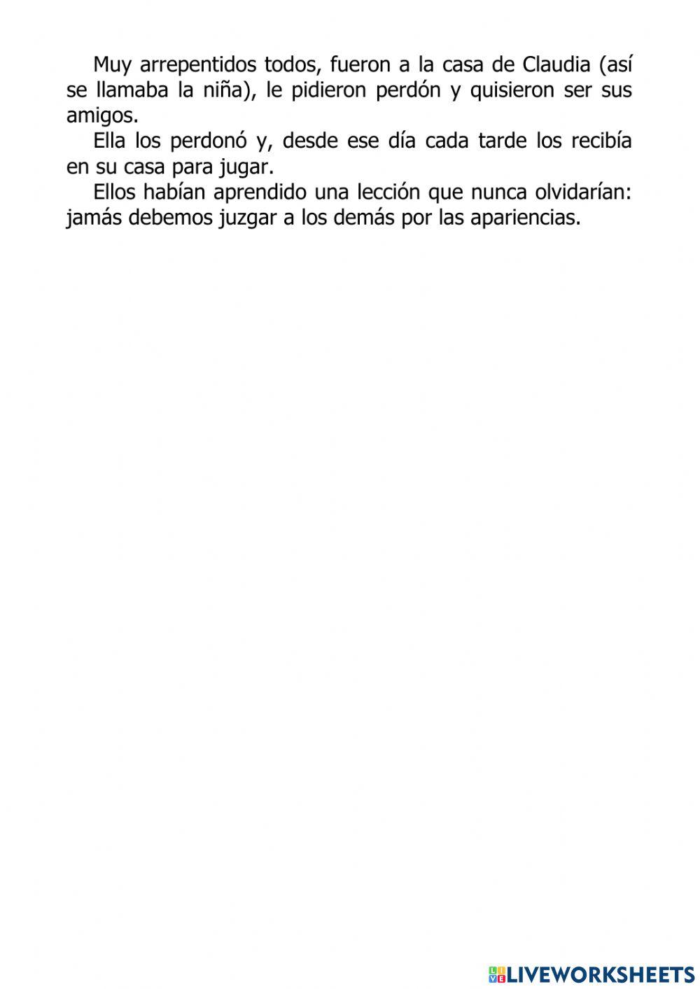 Comprension de textos