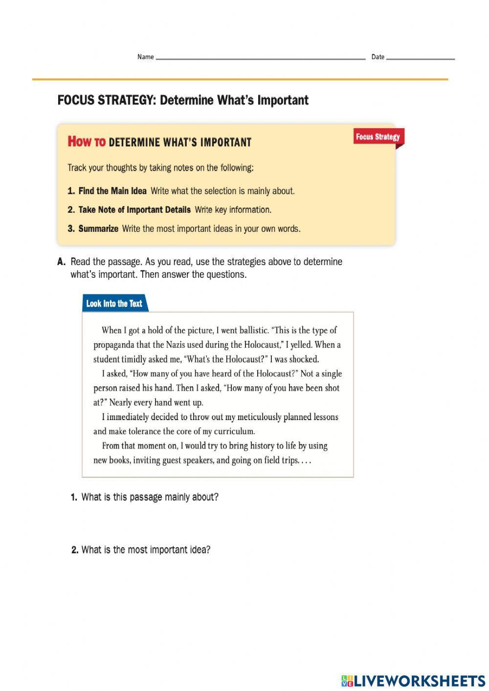 Freedom writers (activity)