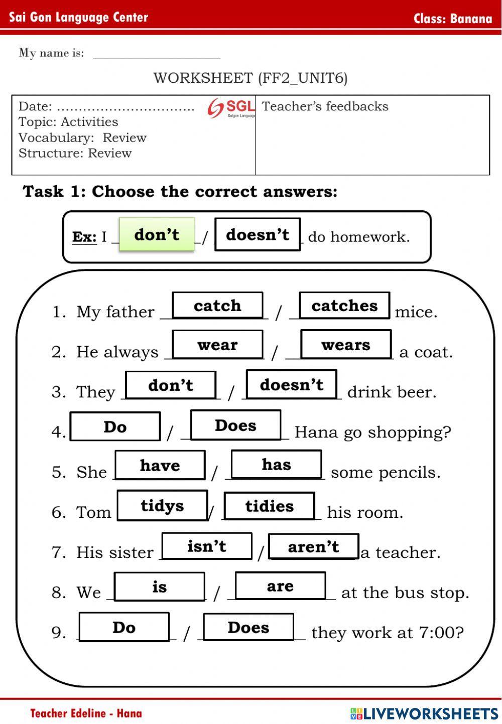 Banana FFs2 Review U4,5,6 (18.9.2021)