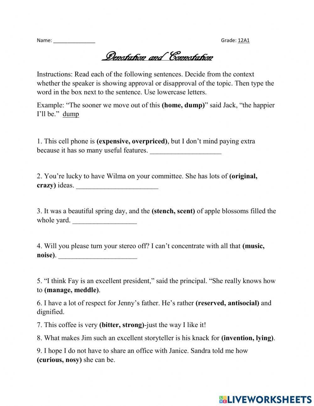 1394153 Denotation and Connotation makishapowell
