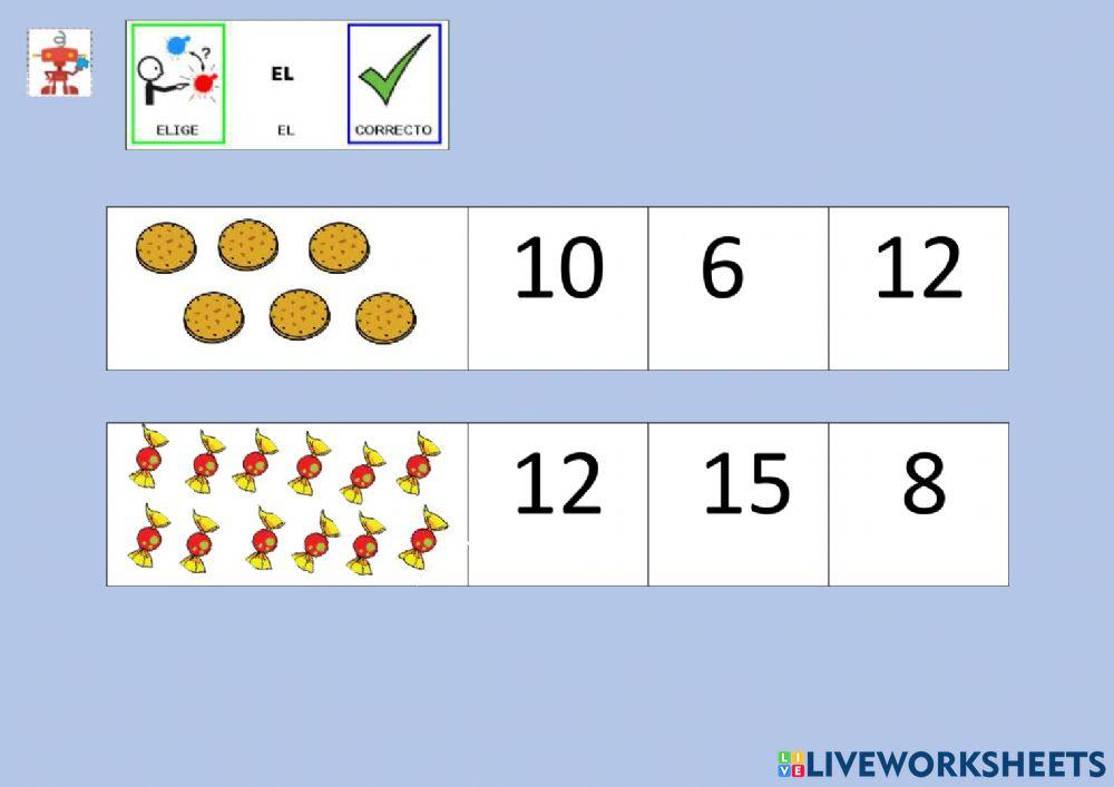 Números del 1 al 15