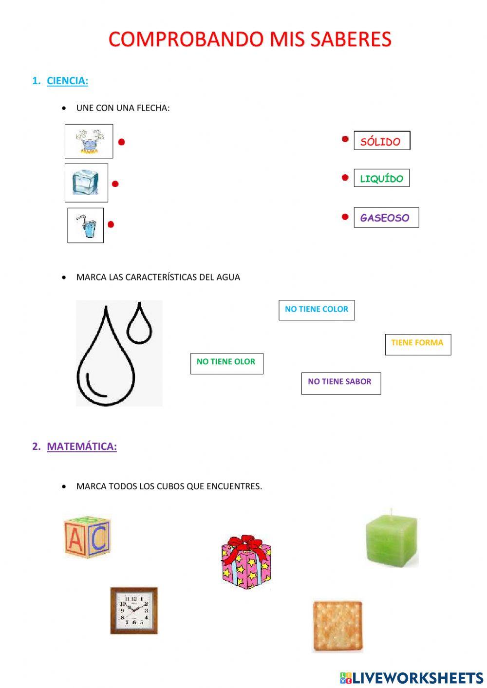 Comprobando mis saberes