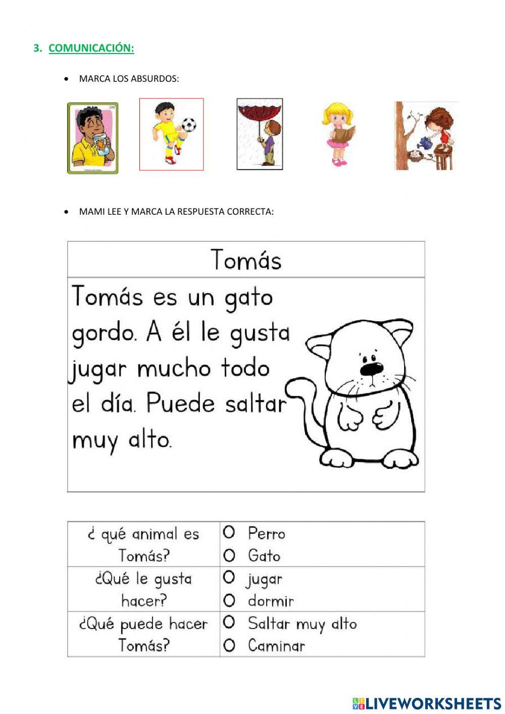 Comprobando mis saberes