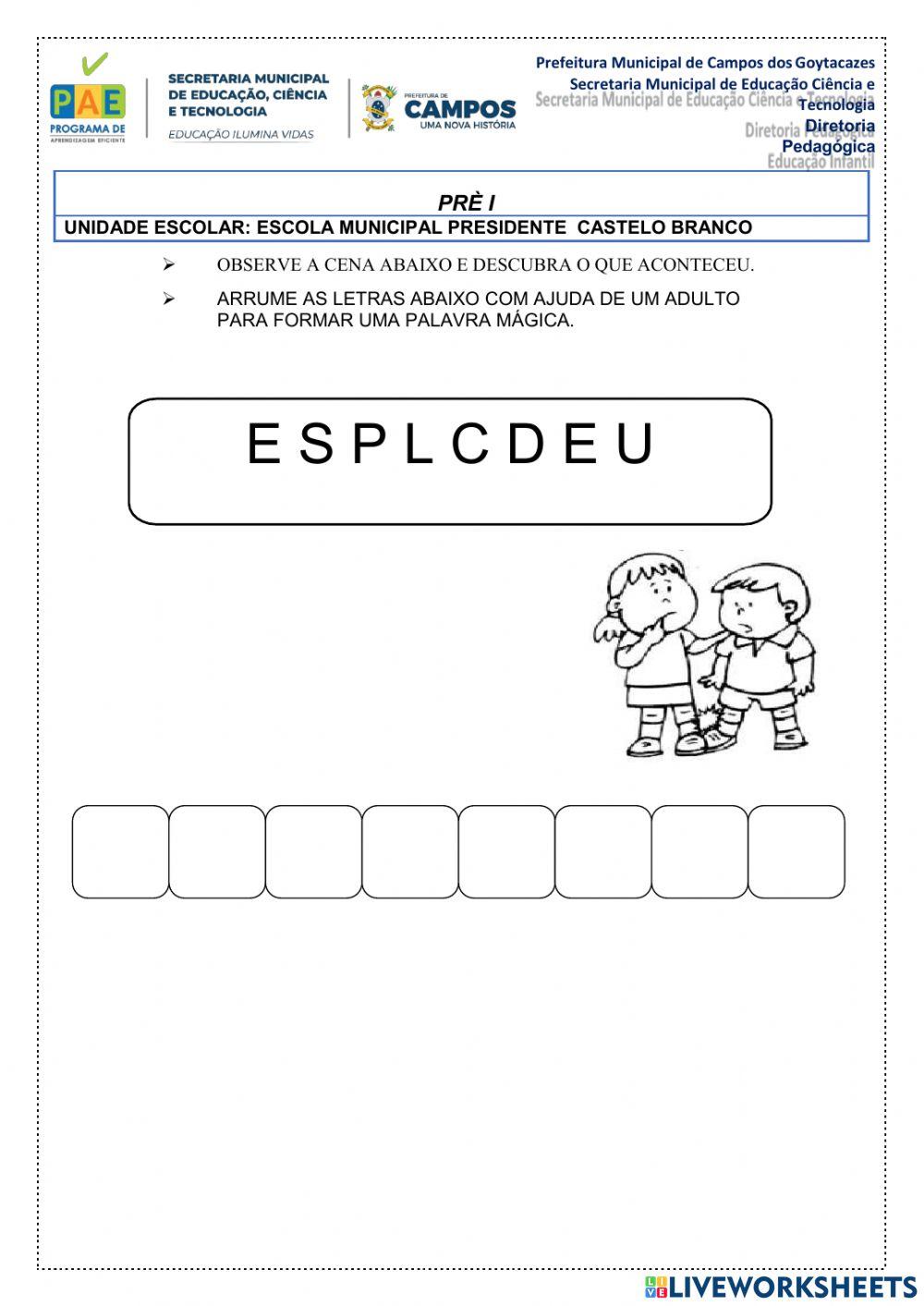 Formação de palavras