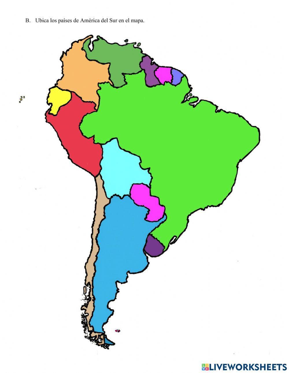 Países y capitales de América del Sur