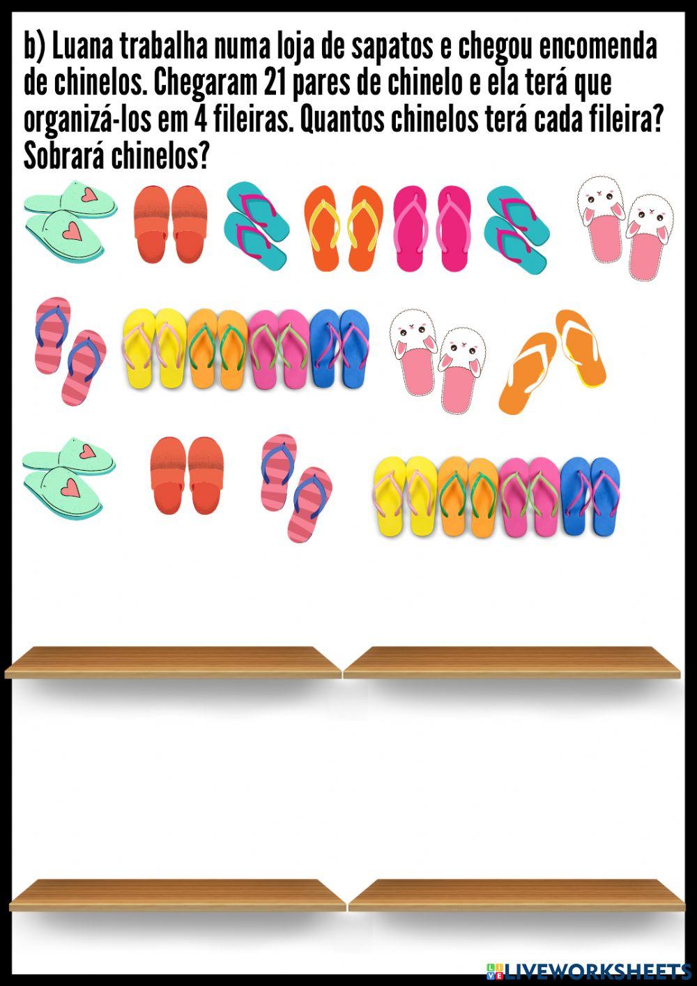 Divisão na prática online