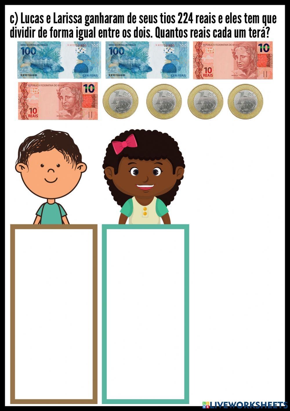 Divisão na prática online