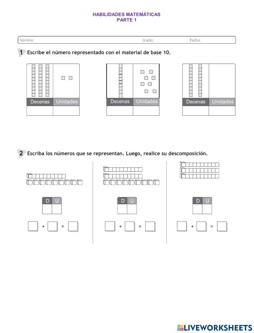 Habilidades Matemáticas