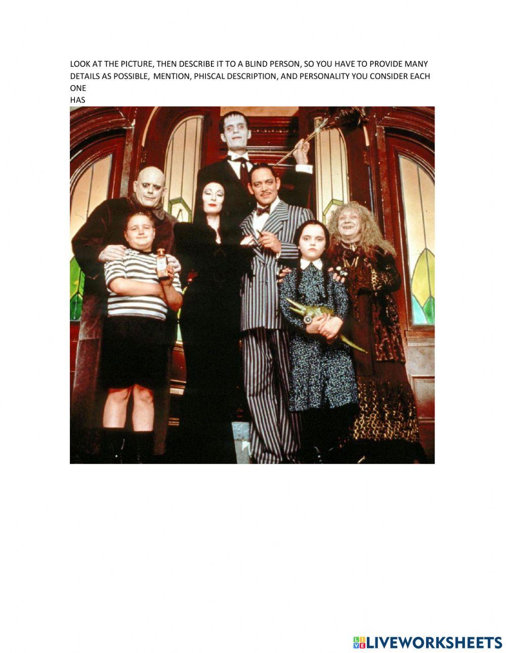 Describing a familyy