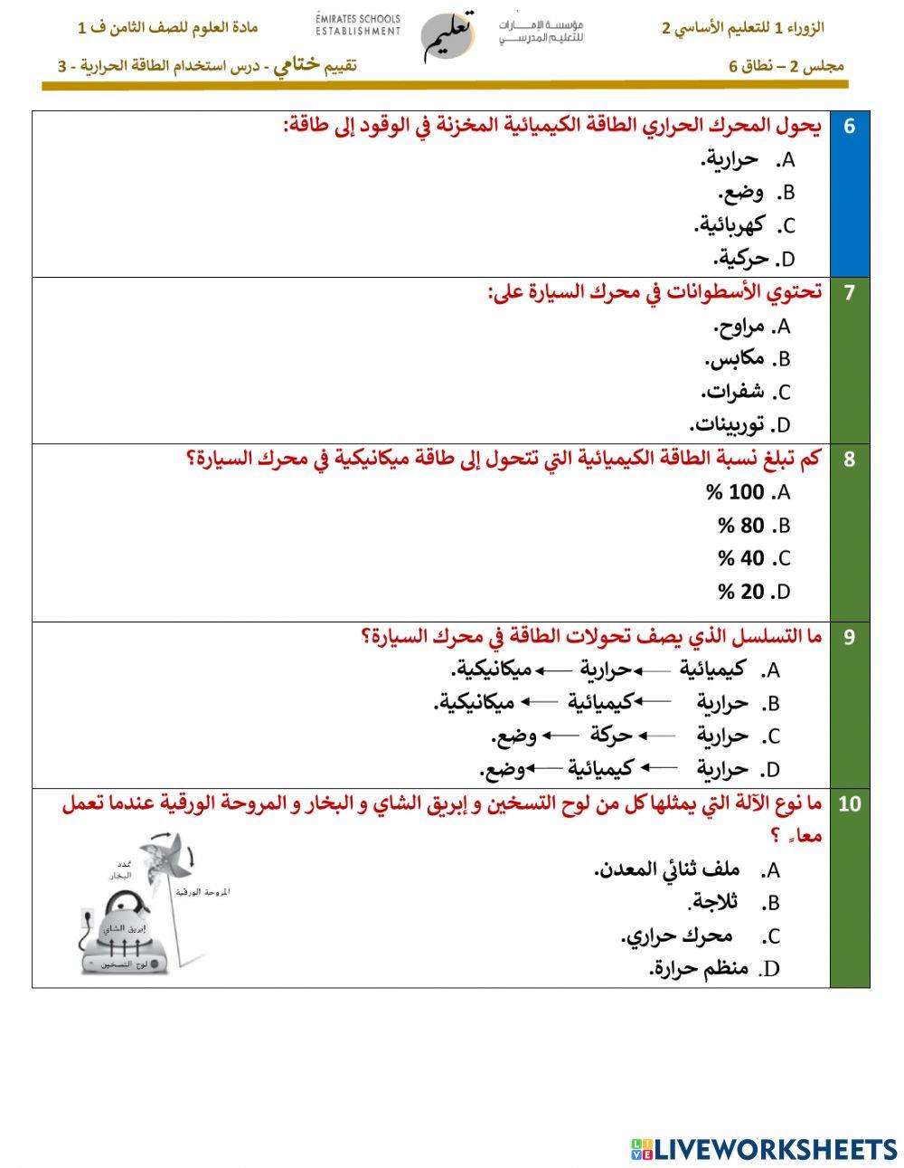 استخدام  الطاقة الحرارية 3