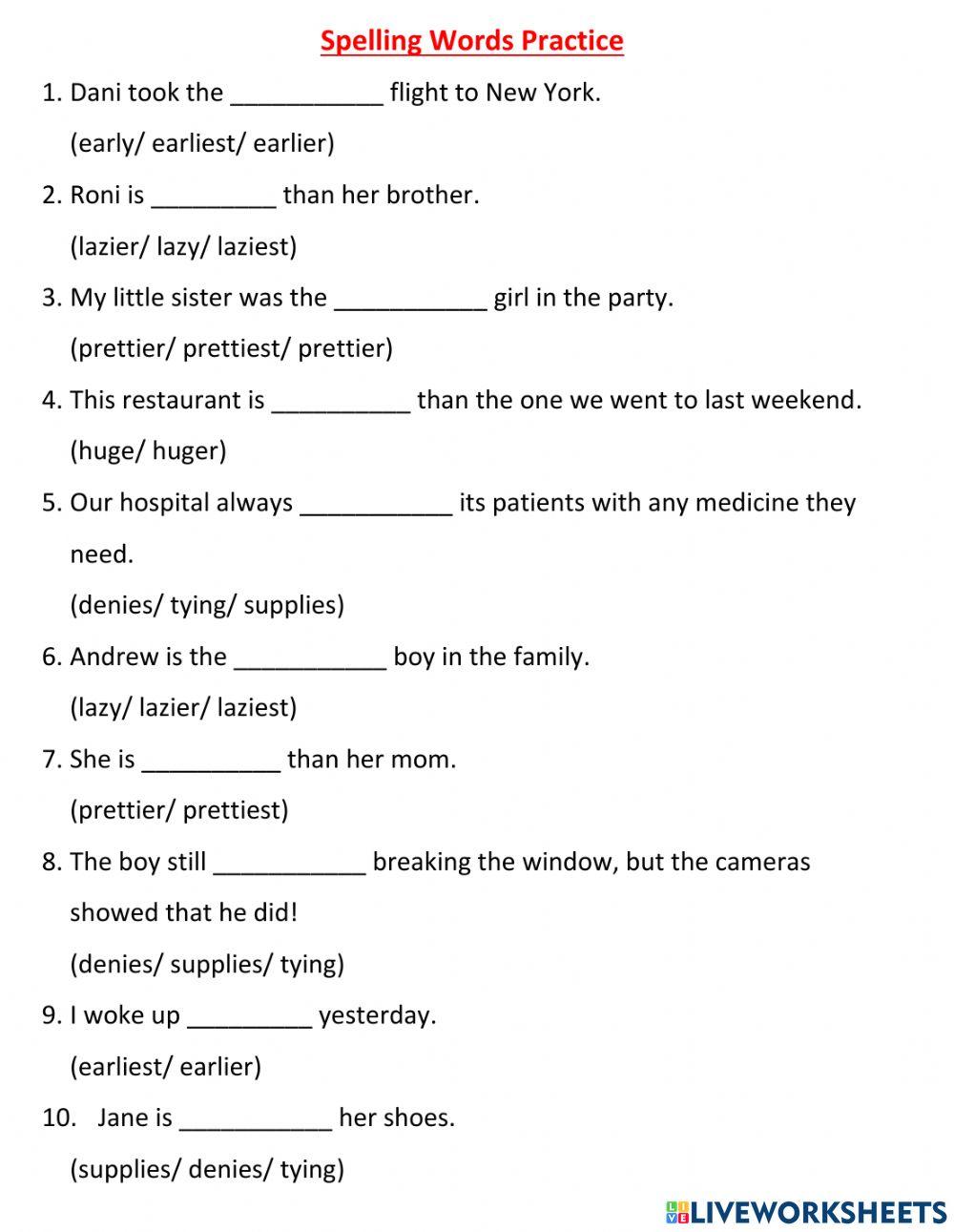 Reaching for the Moon.. Spelling 2