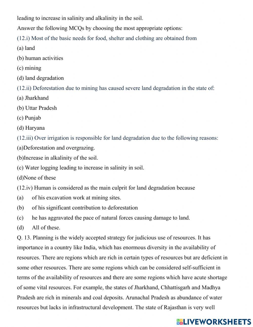 Cbse -geography term -i