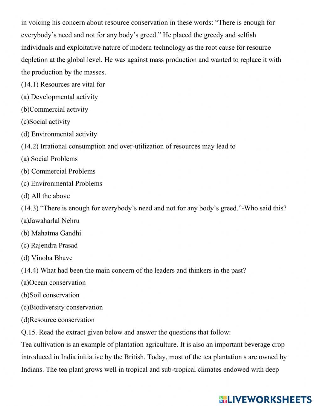 Cbse -geography term -i