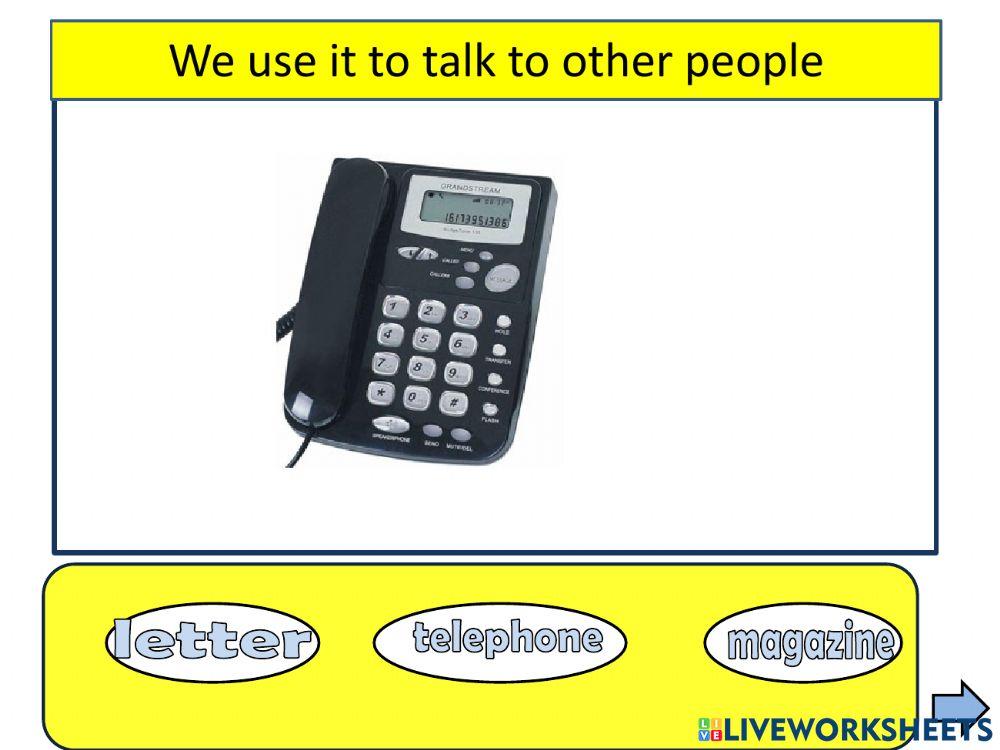 Means of communication