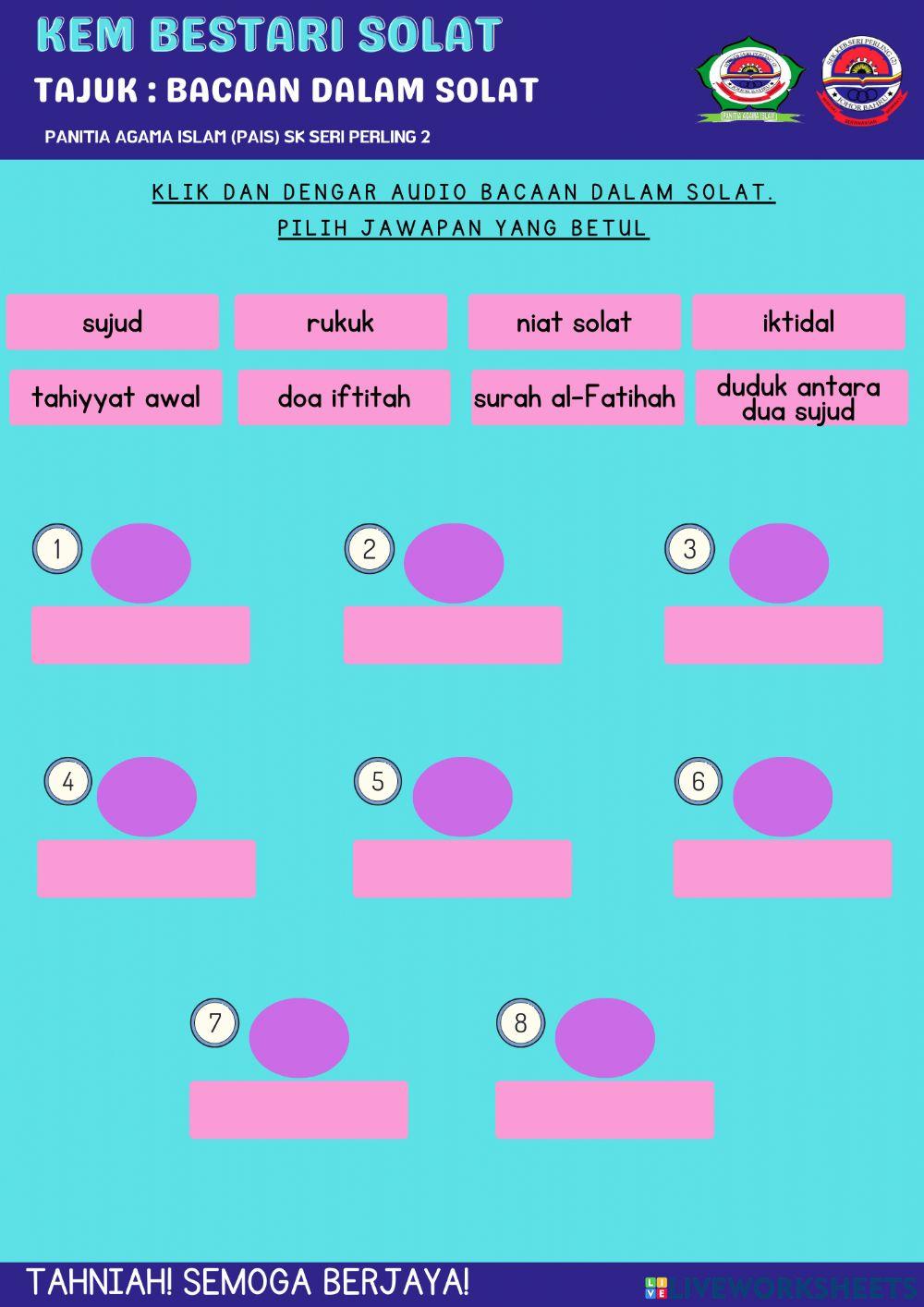 Kem bestari solat : bacaan dalam solat