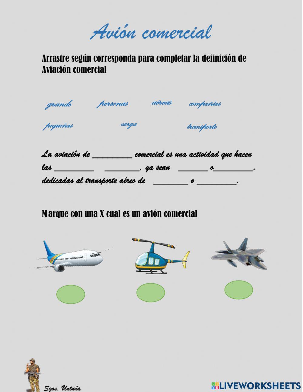 Avión Comercial Avión Comercial