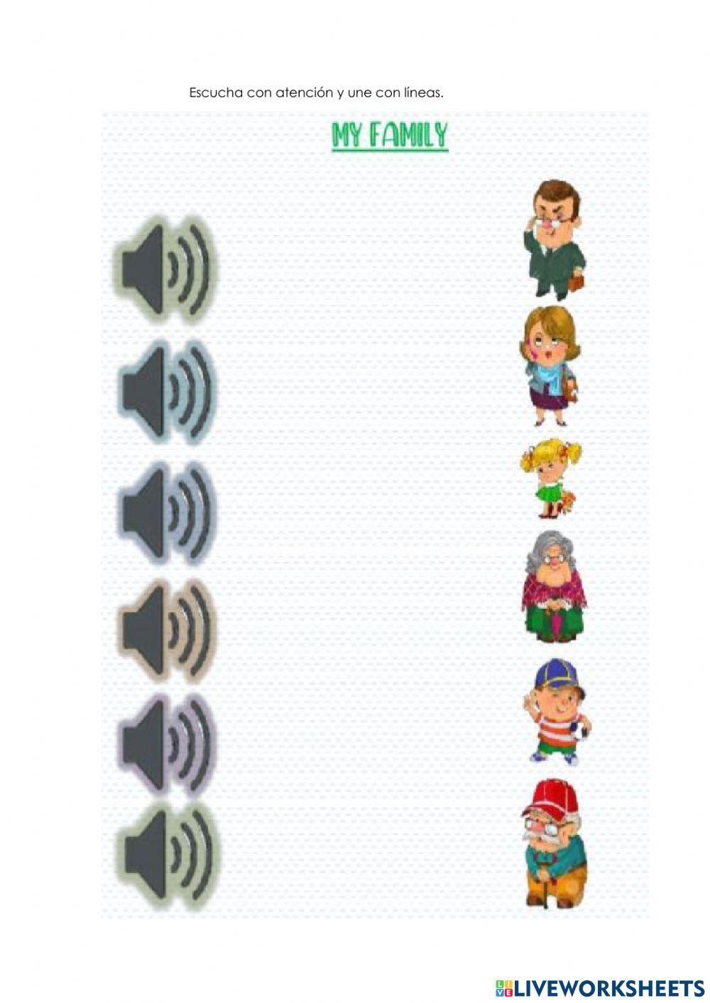 La familia en inglés