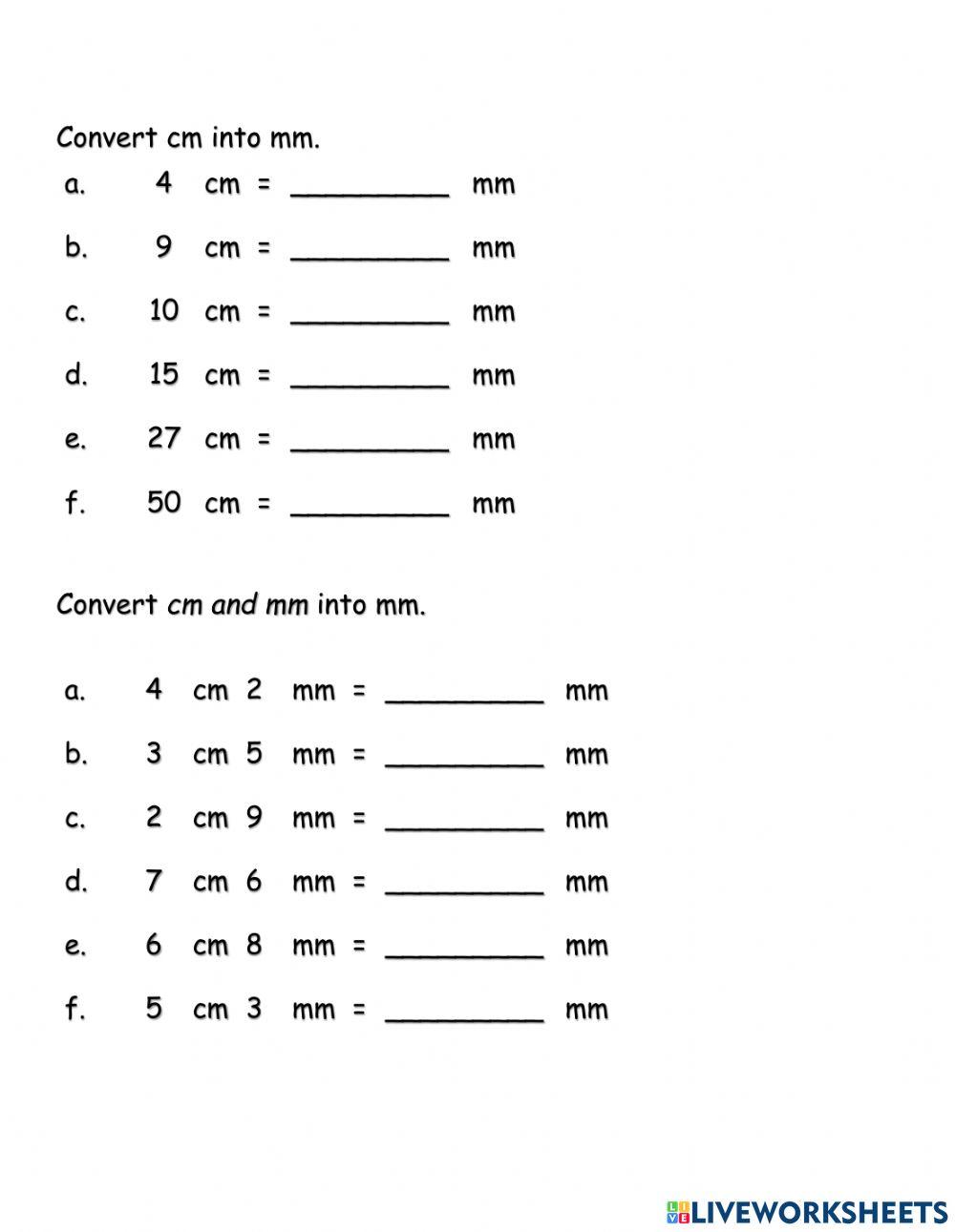 Maths online exercise for 4 live worksheets