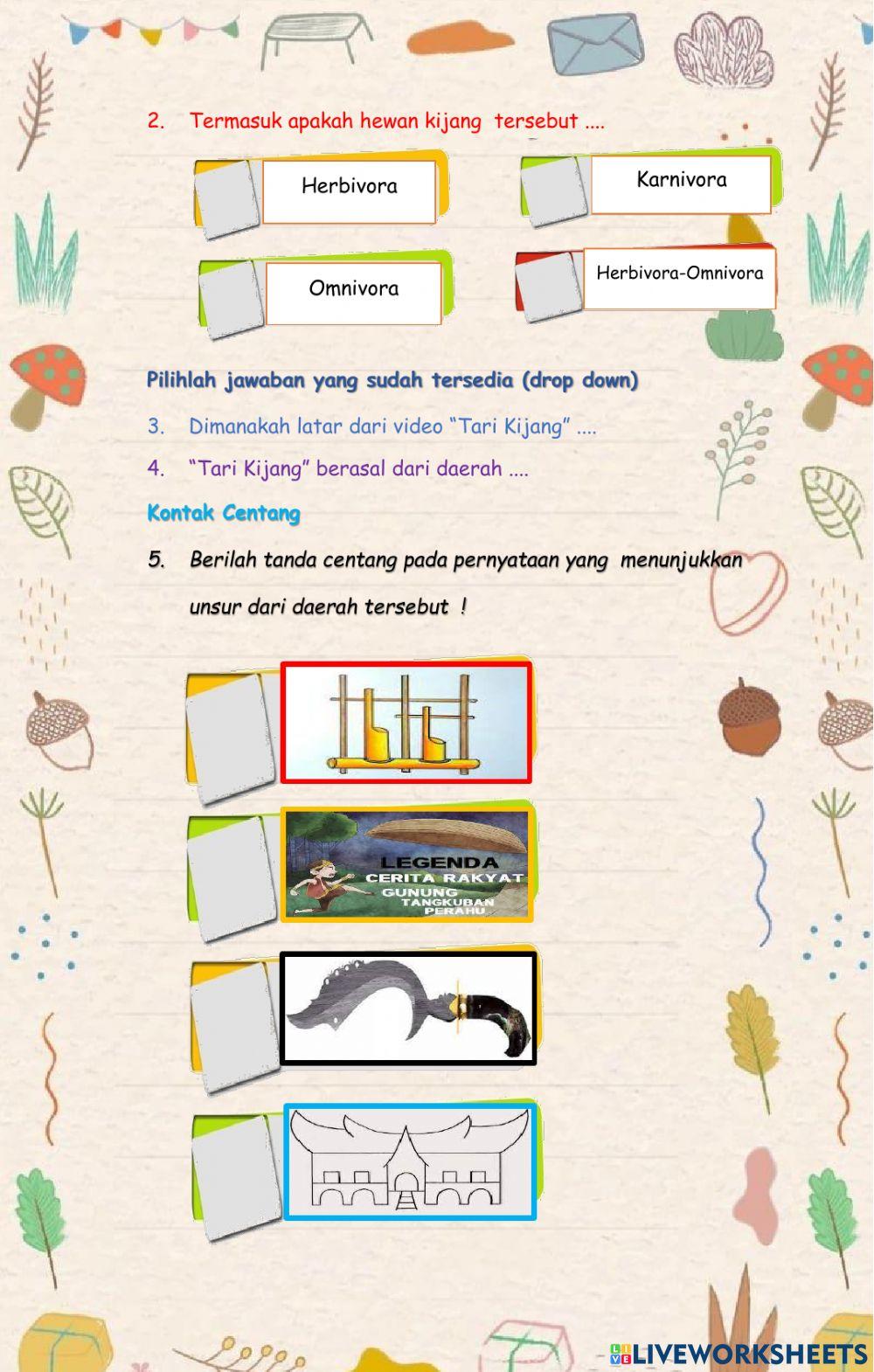 Evaluasi Tema 7 sub Tema 2