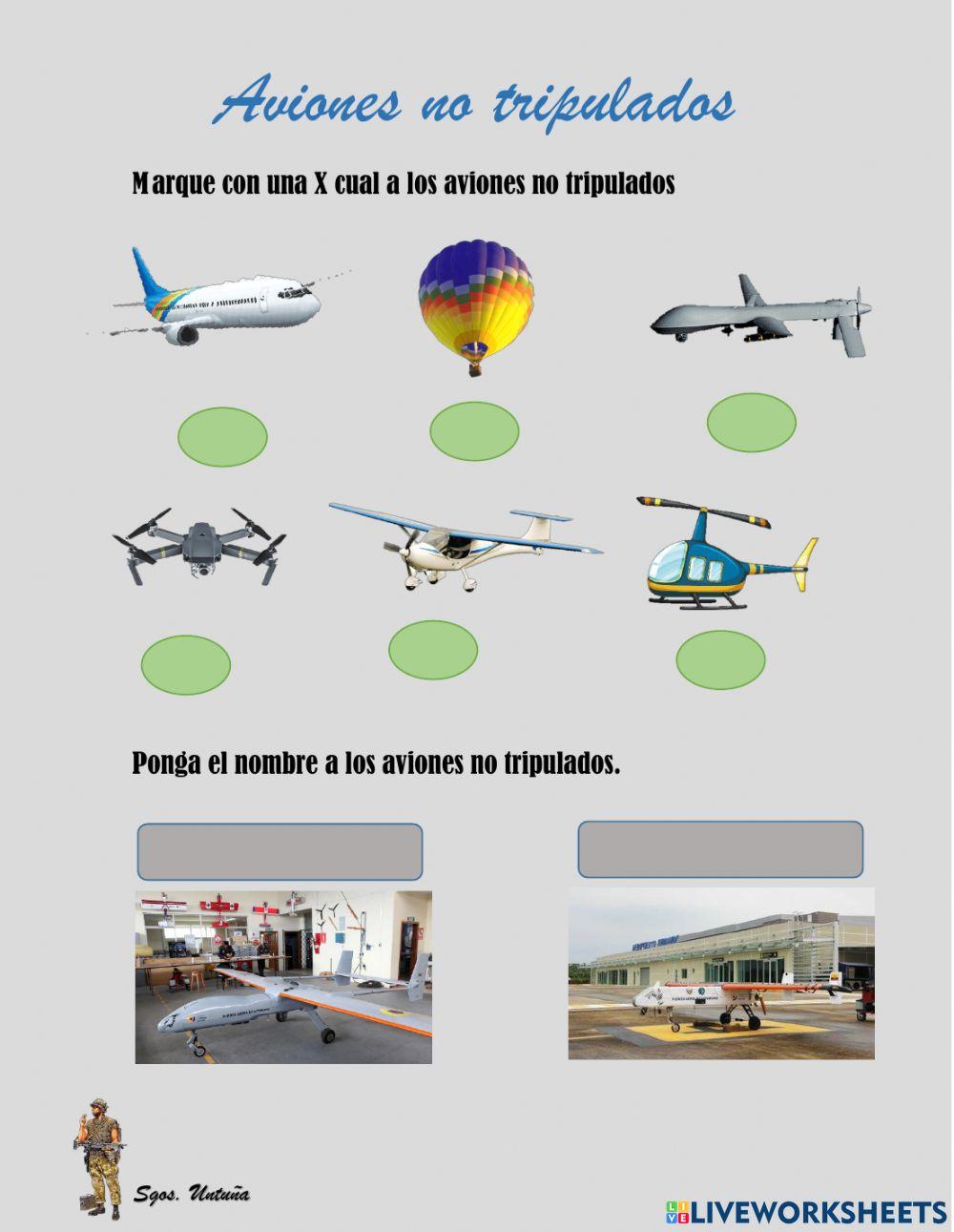Aeronaves no tripuladas Aeronaves no tripuladas